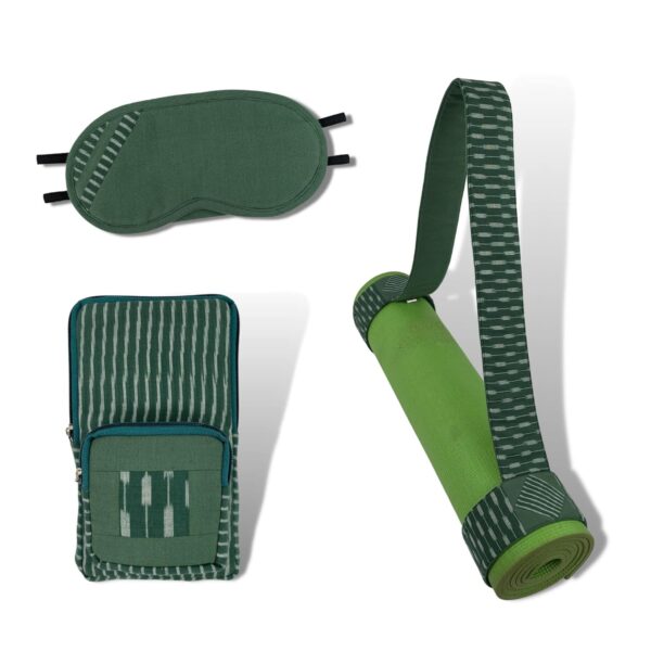 Simply Beautiful Always Classy Ikkat Yoga Mat Holder