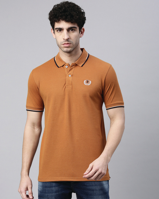 Brown Polo T-shirt