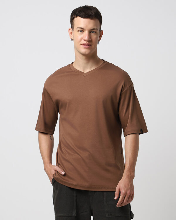Brown Oversized T-shirt
