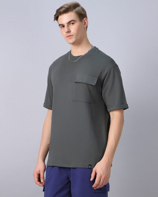 Men's Grey Oversized T-shirt