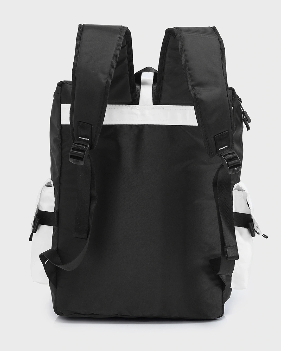 Black Hustle Printed Backpack - Image 4
