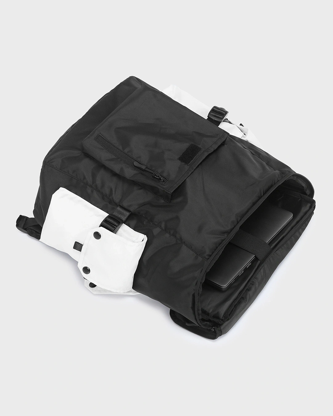 Black Hustle Printed Backpack - Image 5